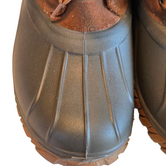 Lacrosse Women's Aero Timber Top Shearling Boots, Leather, 8" Rustic Brown sz 7 - Picture 4 of 11